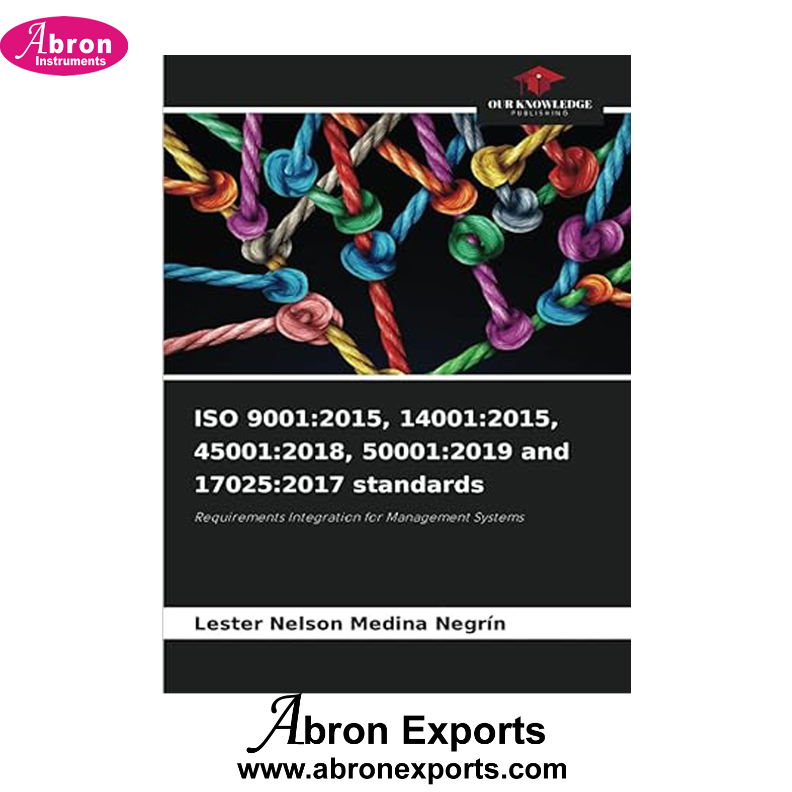Book ISO 9001-2015 14001-2015 45001-2018 50001-2019 and 17025-2017 standards Paperback Abron ABM-3679S2 